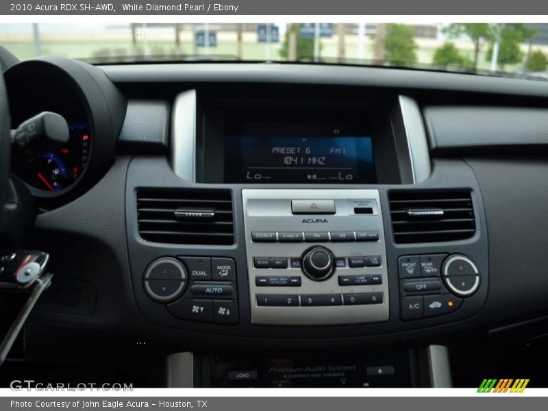 White Diamond Pearl / Ebony 2010 Acura RDX SH-AWD