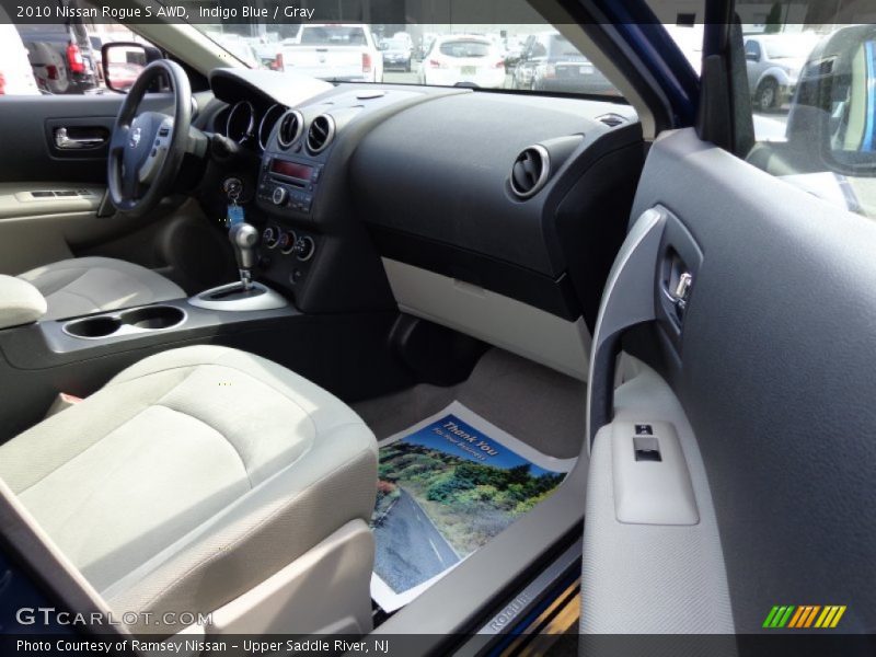 Indigo Blue / Gray 2010 Nissan Rogue S AWD