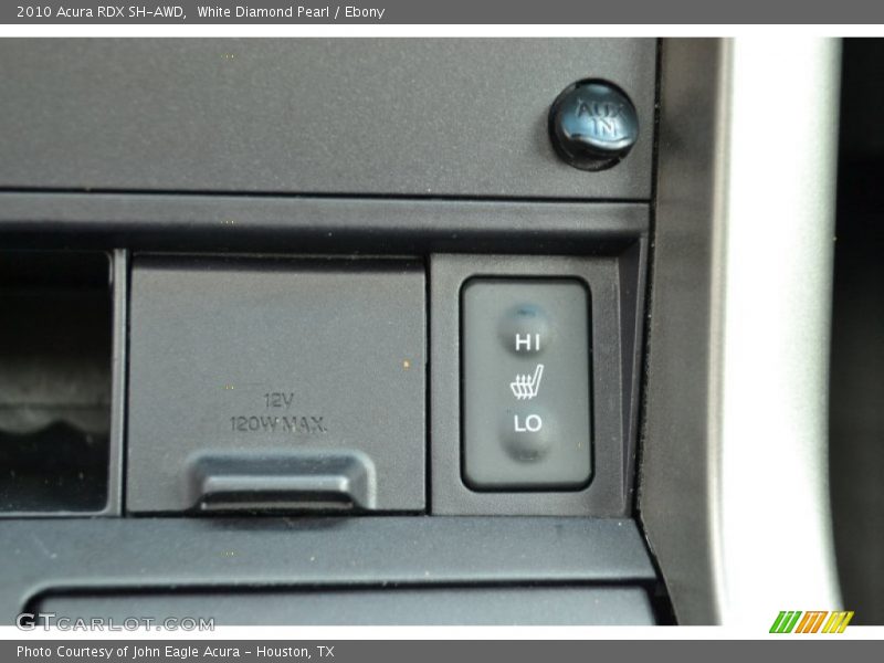White Diamond Pearl / Ebony 2010 Acura RDX SH-AWD