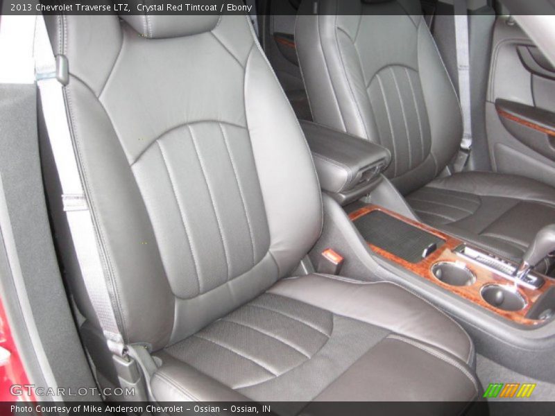 Crystal Red Tintcoat / Ebony 2013 Chevrolet Traverse LTZ