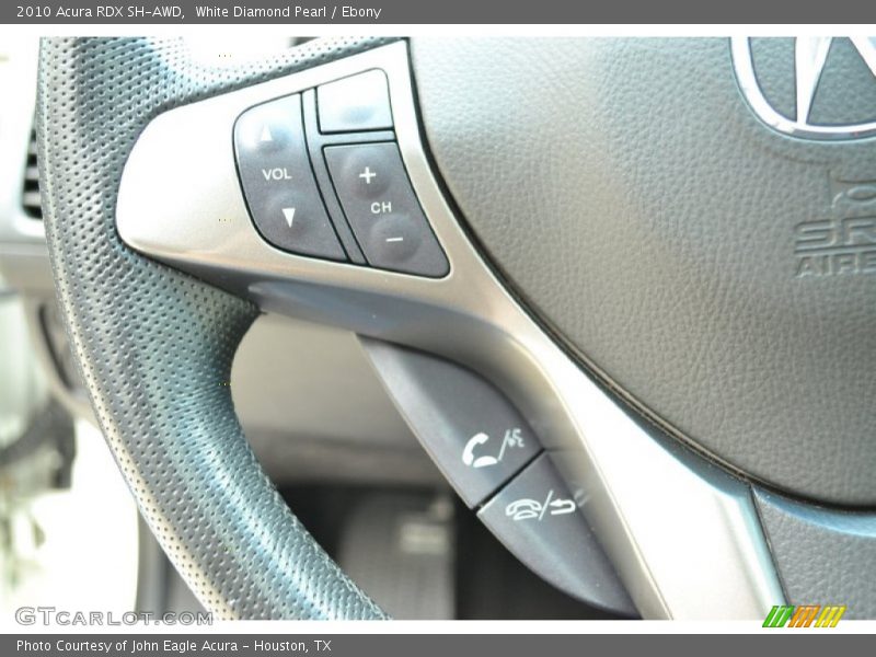 White Diamond Pearl / Ebony 2010 Acura RDX SH-AWD