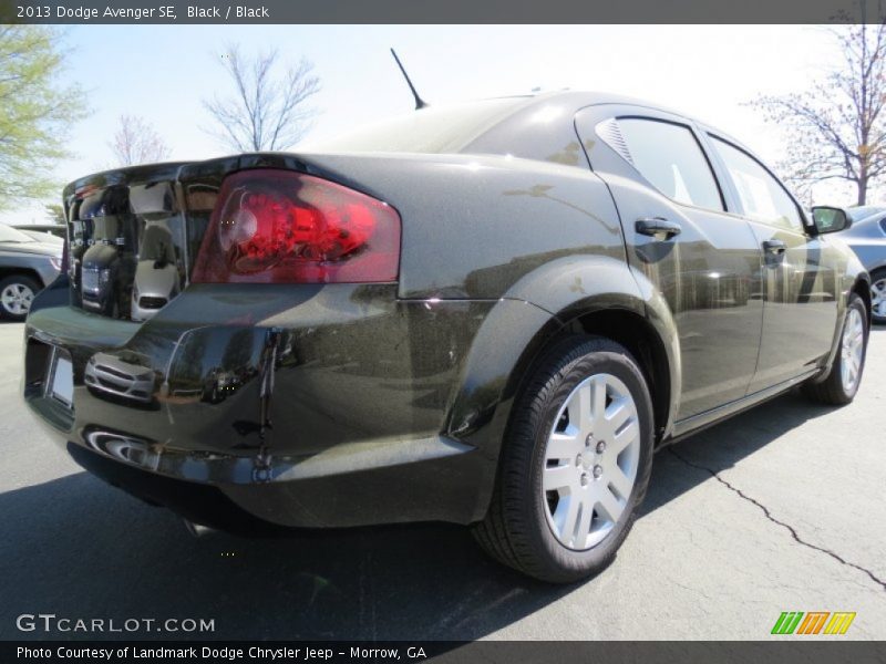 Black / Black 2013 Dodge Avenger SE
