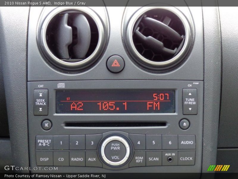 Indigo Blue / Gray 2010 Nissan Rogue S AWD