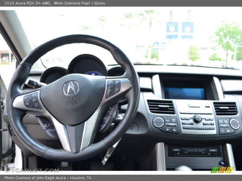 White Diamond Pearl / Ebony 2010 Acura RDX SH-AWD