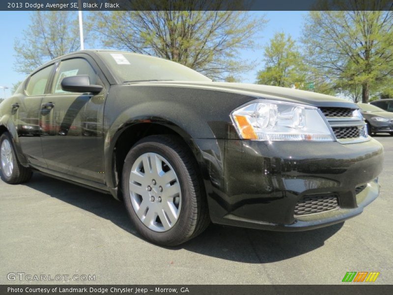Black / Black 2013 Dodge Avenger SE