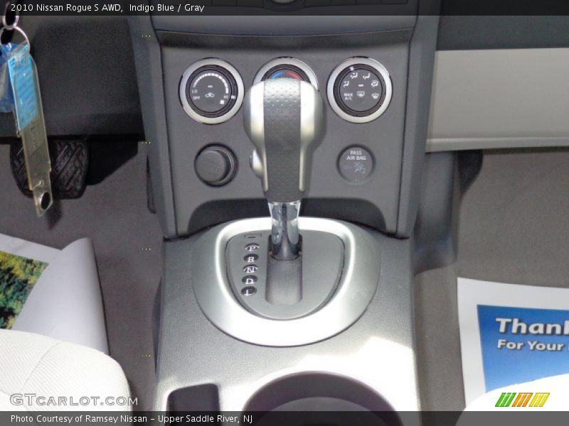 Indigo Blue / Gray 2010 Nissan Rogue S AWD