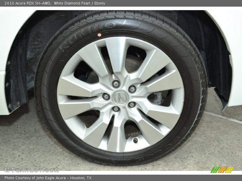 White Diamond Pearl / Ebony 2010 Acura RDX SH-AWD