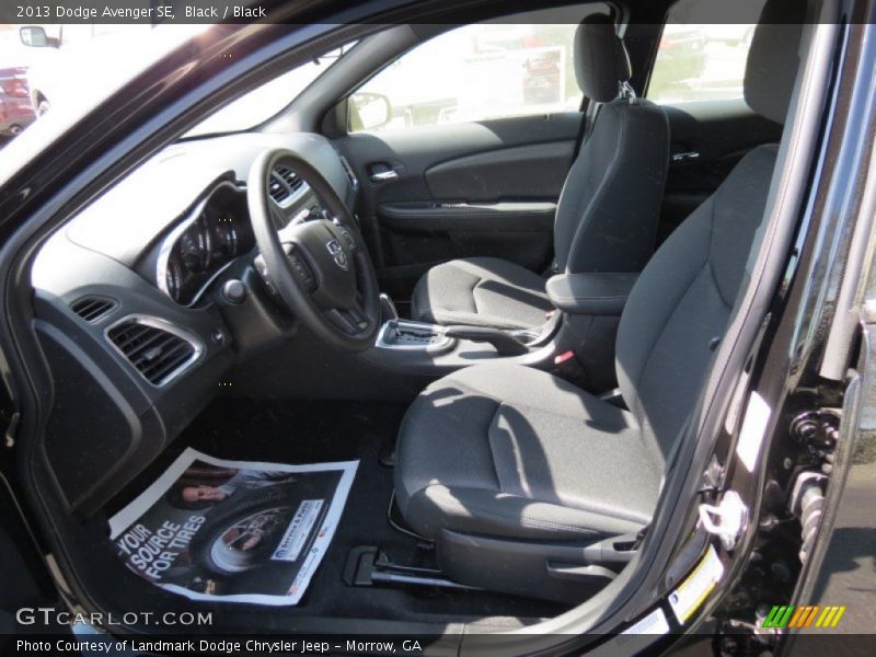 Black / Black 2013 Dodge Avenger SE