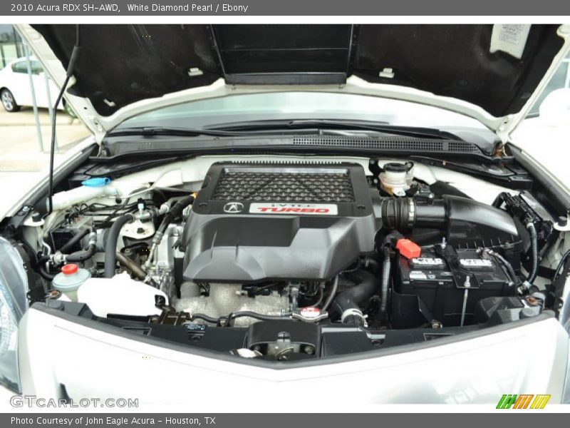 White Diamond Pearl / Ebony 2010 Acura RDX SH-AWD
