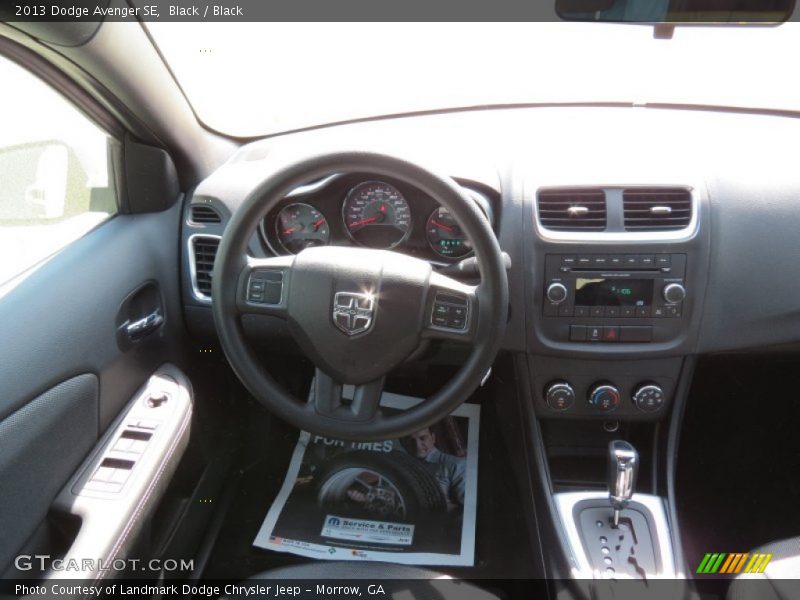 Black / Black 2013 Dodge Avenger SE