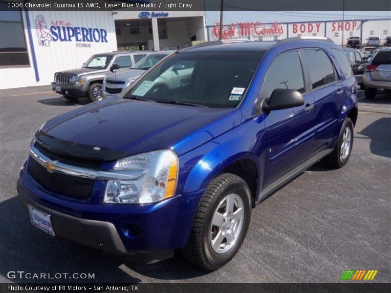Laser Blue Metallic / Light Gray 2006 Chevrolet Equinox LS AWD