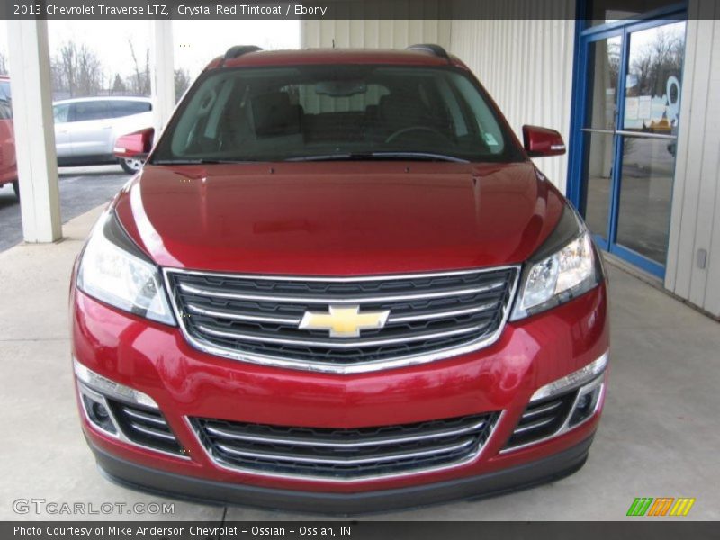 Crystal Red Tintcoat / Ebony 2013 Chevrolet Traverse LTZ