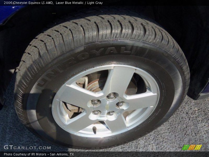 Laser Blue Metallic / Light Gray 2006 Chevrolet Equinox LS AWD