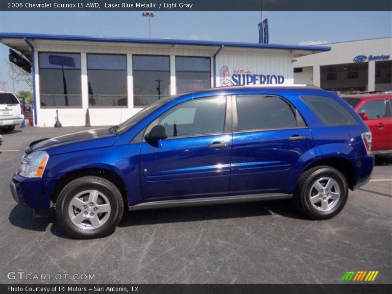 Laser Blue Metallic / Light Gray 2006 Chevrolet Equinox LS AWD