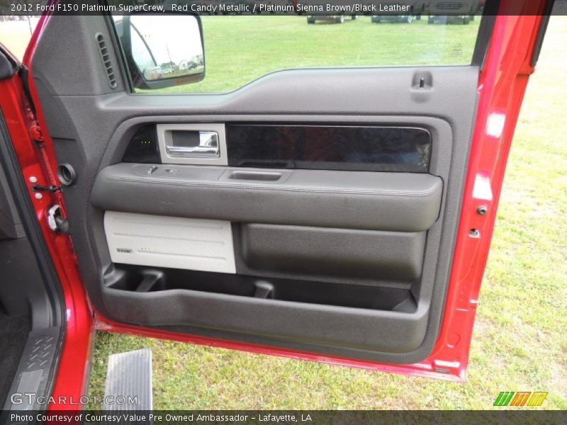 Red Candy Metallic / Platinum Sienna Brown/Black Leather 2012 Ford F150 Platinum SuperCrew