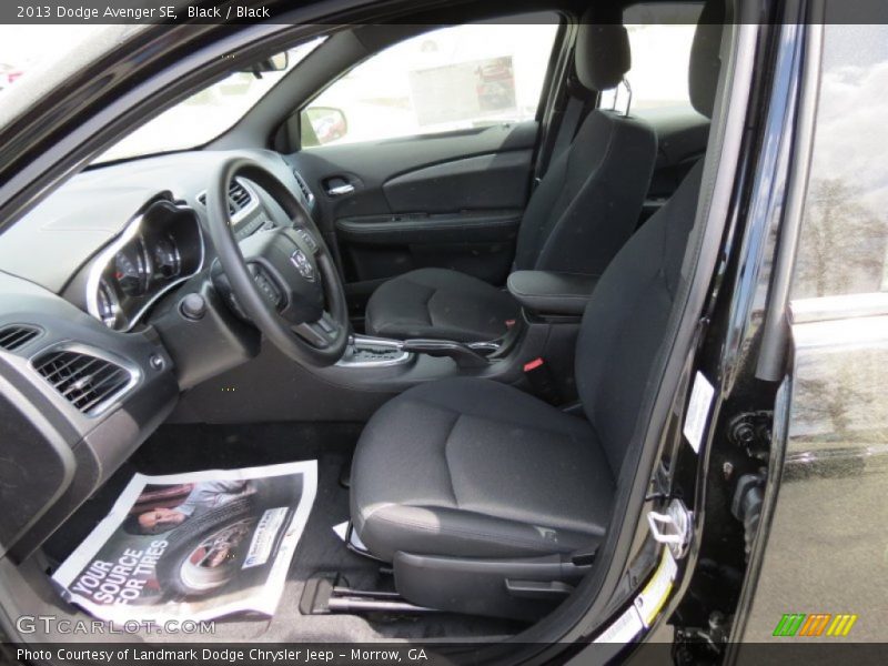 Black / Black 2013 Dodge Avenger SE