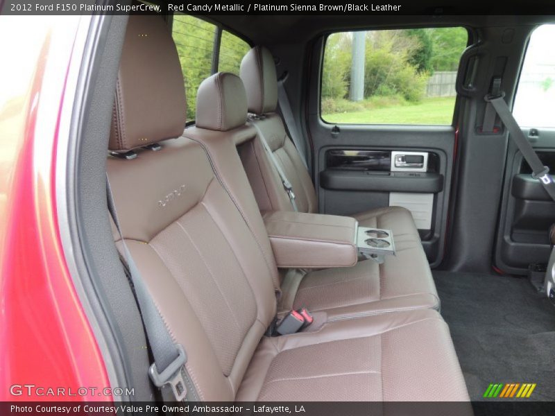 Red Candy Metallic / Platinum Sienna Brown/Black Leather 2012 Ford F150 Platinum SuperCrew