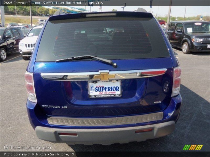 Laser Blue Metallic / Light Gray 2006 Chevrolet Equinox LS AWD