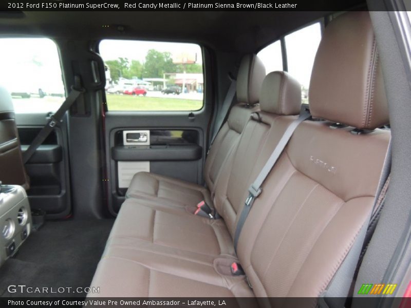 Red Candy Metallic / Platinum Sienna Brown/Black Leather 2012 Ford F150 Platinum SuperCrew