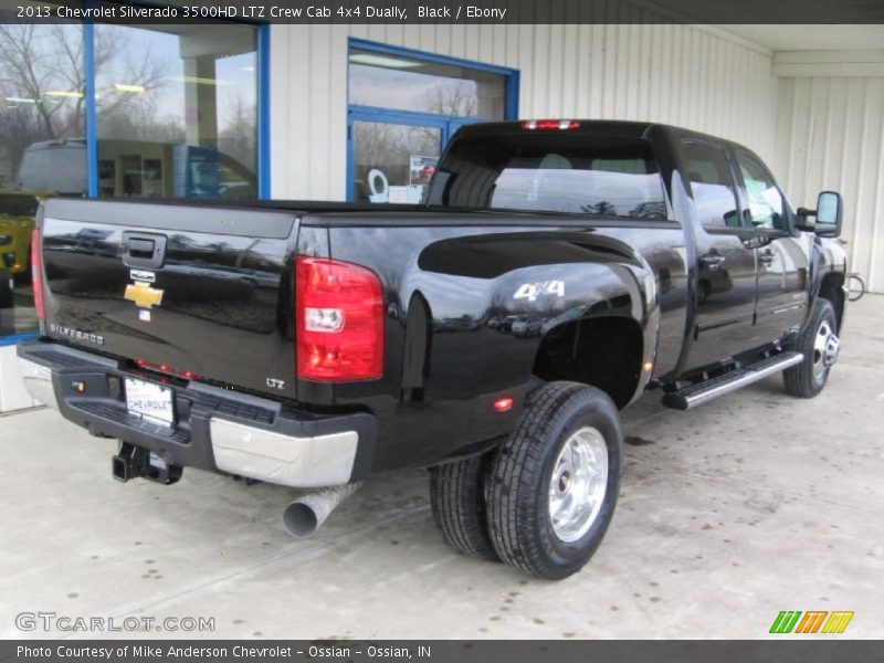 Black / Ebony 2013 Chevrolet Silverado 3500HD LTZ Crew Cab 4x4 Dually