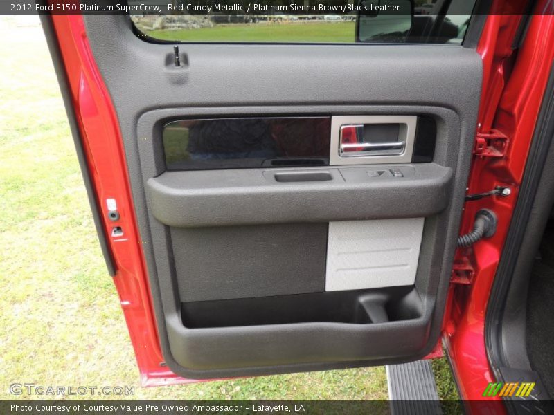 Red Candy Metallic / Platinum Sienna Brown/Black Leather 2012 Ford F150 Platinum SuperCrew