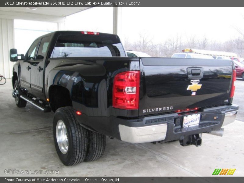 Black / Ebony 2013 Chevrolet Silverado 3500HD LTZ Crew Cab 4x4 Dually