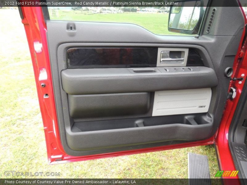 Red Candy Metallic / Platinum Sienna Brown/Black Leather 2012 Ford F150 Platinum SuperCrew