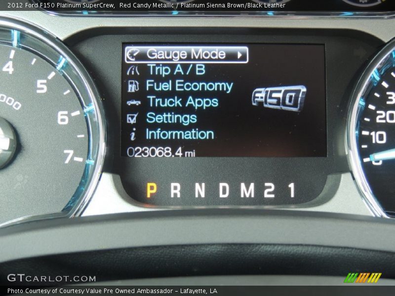 Red Candy Metallic / Platinum Sienna Brown/Black Leather 2012 Ford F150 Platinum SuperCrew