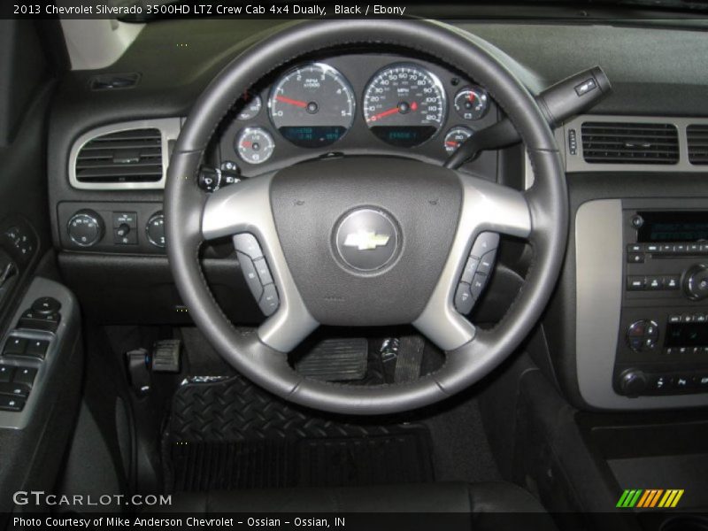 Black / Ebony 2013 Chevrolet Silverado 3500HD LTZ Crew Cab 4x4 Dually