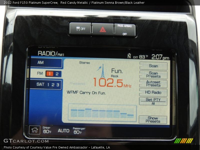 Red Candy Metallic / Platinum Sienna Brown/Black Leather 2012 Ford F150 Platinum SuperCrew