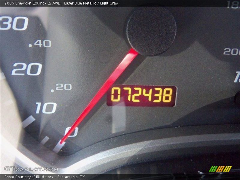 Laser Blue Metallic / Light Gray 2006 Chevrolet Equinox LS AWD