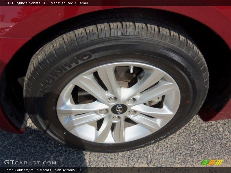 Venetian Red / Camel 2011 Hyundai Sonata GLS
