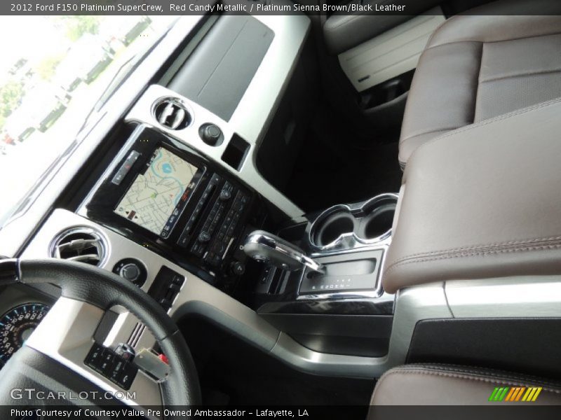 Red Candy Metallic / Platinum Sienna Brown/Black Leather 2012 Ford F150 Platinum SuperCrew