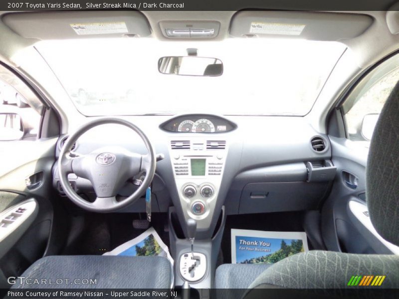 Silver Streak Mica / Dark Charcoal 2007 Toyota Yaris Sedan
