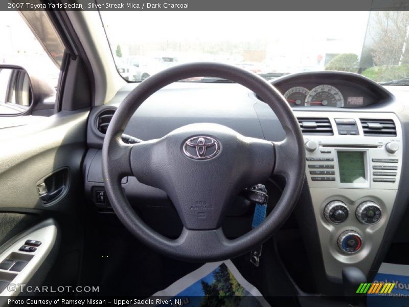 Silver Streak Mica / Dark Charcoal 2007 Toyota Yaris Sedan