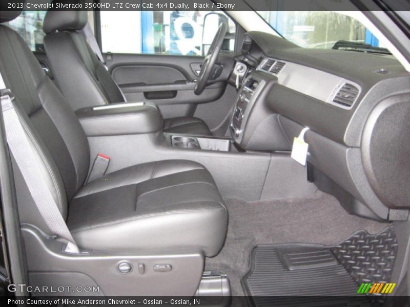 Black / Ebony 2013 Chevrolet Silverado 3500HD LTZ Crew Cab 4x4 Dually