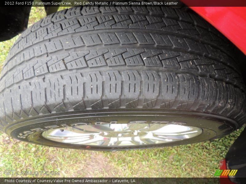 Red Candy Metallic / Platinum Sienna Brown/Black Leather 2012 Ford F150 Platinum SuperCrew