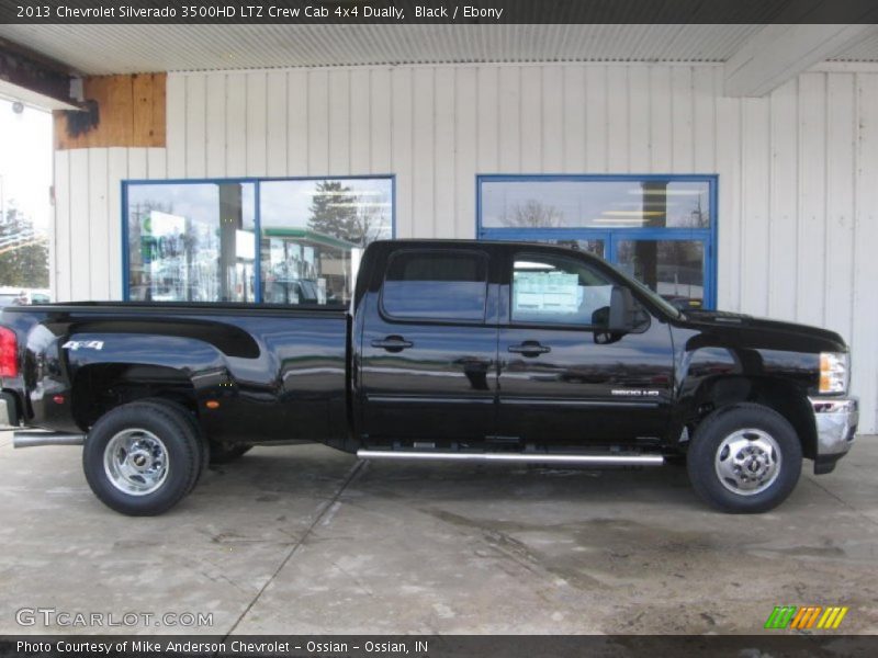 Black / Ebony 2013 Chevrolet Silverado 3500HD LTZ Crew Cab 4x4 Dually