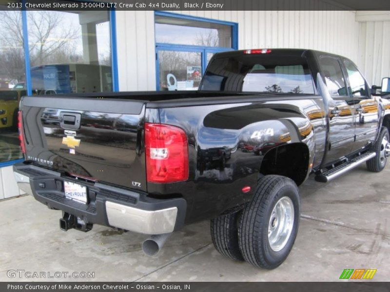 Black / Ebony 2013 Chevrolet Silverado 3500HD LTZ Crew Cab 4x4 Dually