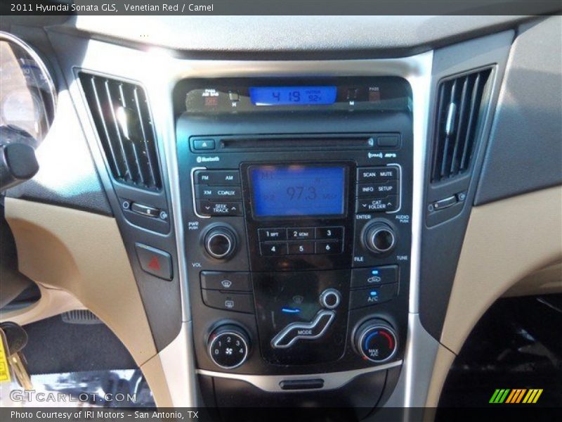 Venetian Red / Camel 2011 Hyundai Sonata GLS