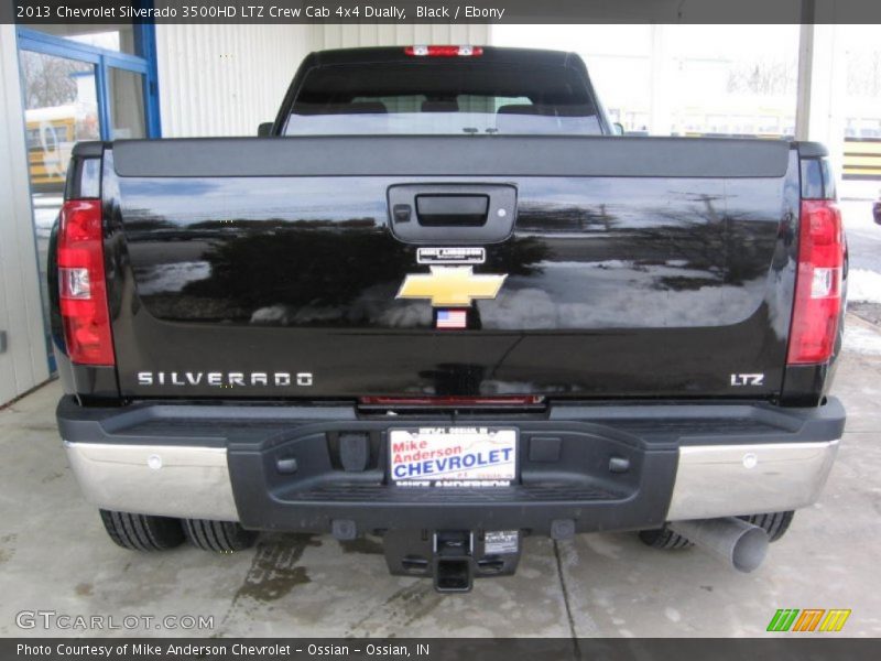 Black / Ebony 2013 Chevrolet Silverado 3500HD LTZ Crew Cab 4x4 Dually