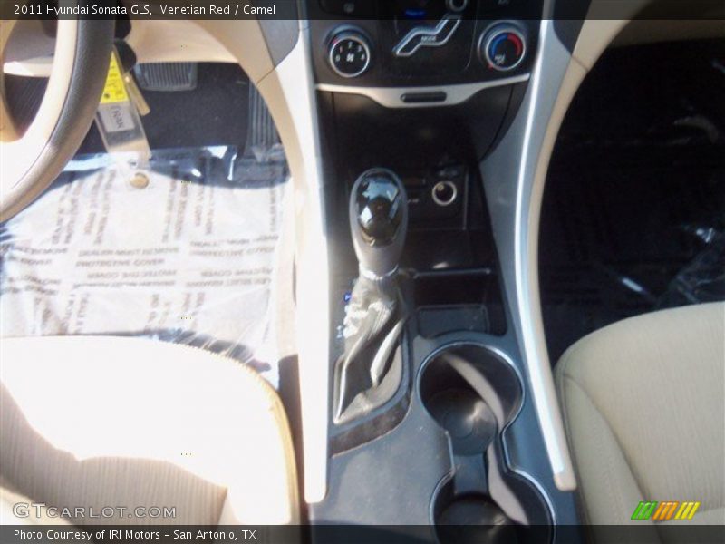 Venetian Red / Camel 2011 Hyundai Sonata GLS
