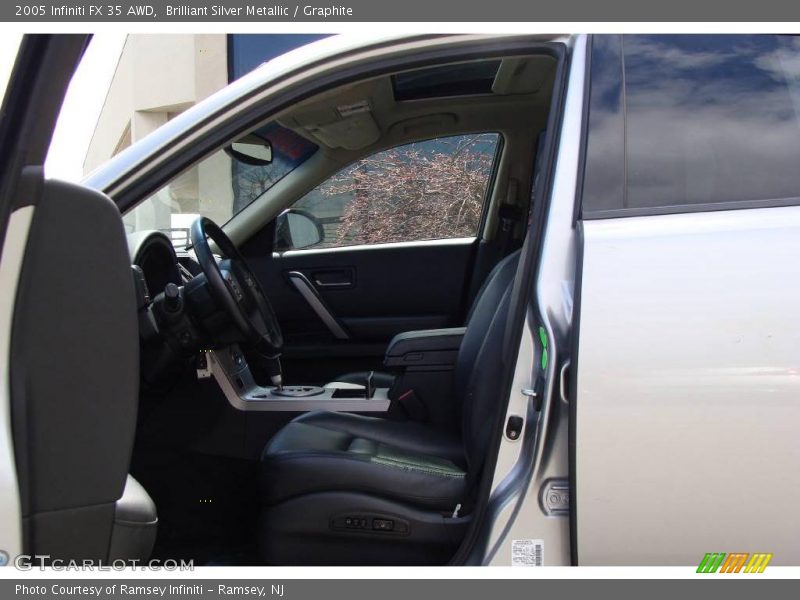 Brilliant Silver Metallic / Graphite 2005 Infiniti FX 35 AWD