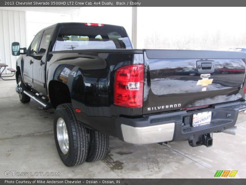 Black / Ebony 2013 Chevrolet Silverado 3500HD LTZ Crew Cab 4x4 Dually