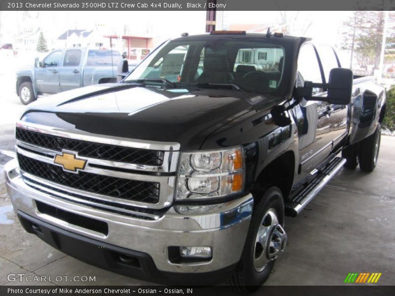 Black / Ebony 2013 Chevrolet Silverado 3500HD LTZ Crew Cab 4x4 Dually