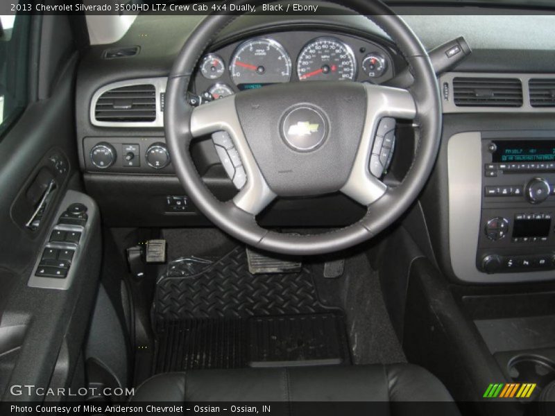 Black / Ebony 2013 Chevrolet Silverado 3500HD LTZ Crew Cab 4x4 Dually