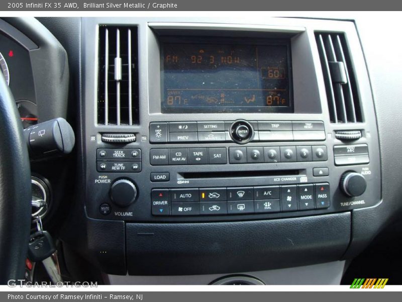 Brilliant Silver Metallic / Graphite 2005 Infiniti FX 35 AWD