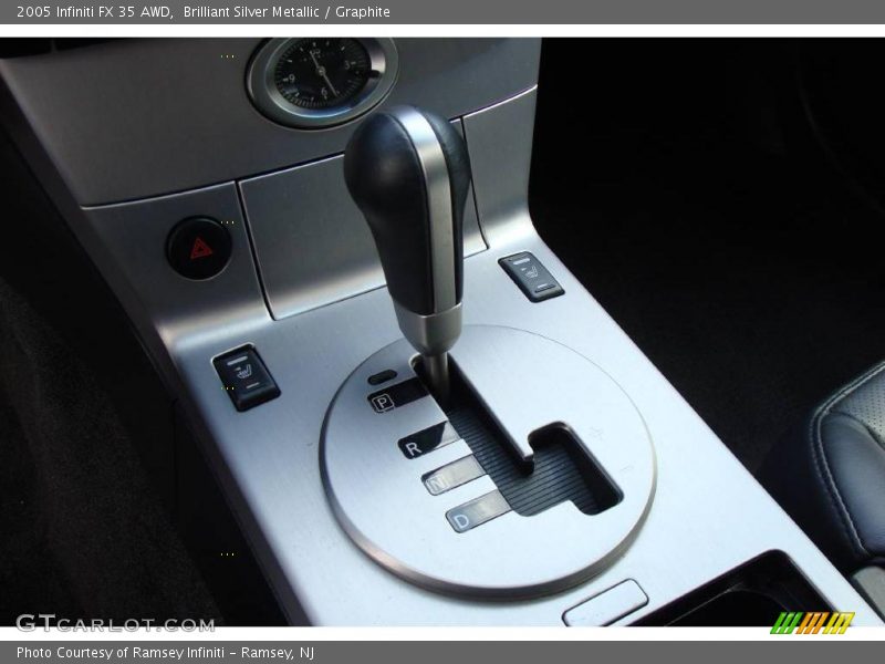 Brilliant Silver Metallic / Graphite 2005 Infiniti FX 35 AWD