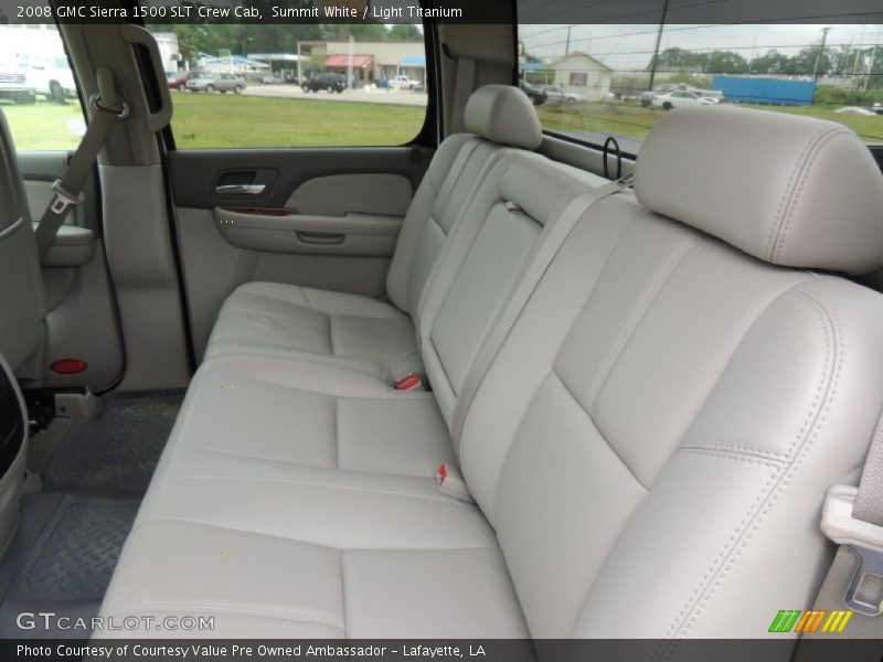Rear Seat of 2008 Sierra 1500 SLT Crew Cab