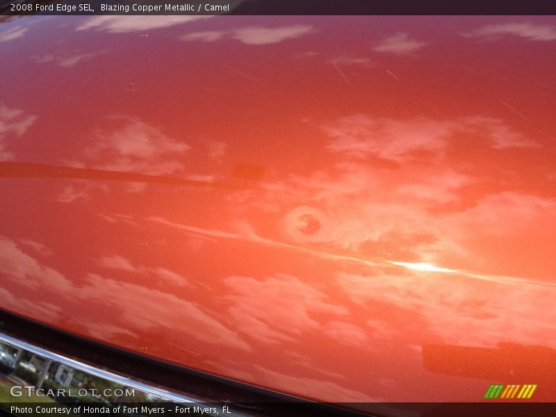 Blazing Copper Metallic / Camel 2008 Ford Edge SEL